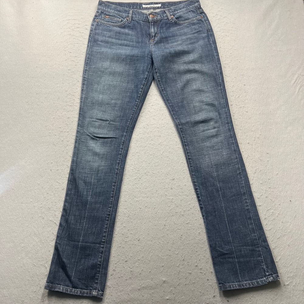 Joes Jeans Cigarette Blue Denim Pants Womens Size 29 Slim Straight Stretch 1645